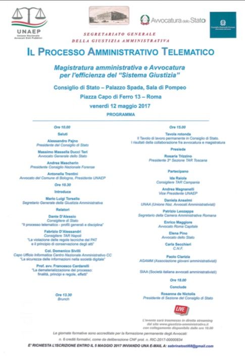 Consiglio di Stato » UNAEP